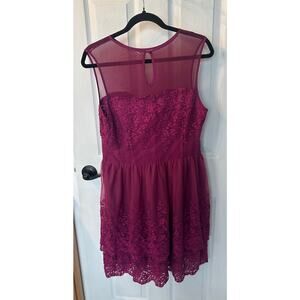 Annabella Pink Fuschia Party Dress size Large